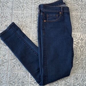 Loft Made and Loved Classic Dark Blue Women's Skinny Jeans Size 26 / 2